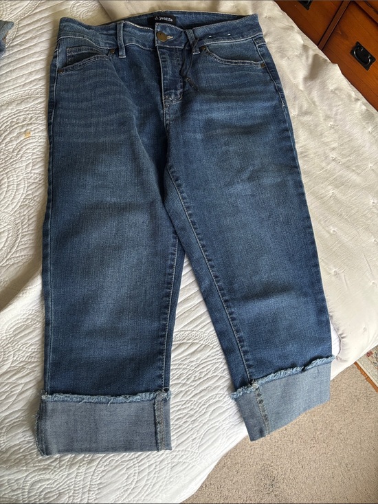 d. jeans Denim - d. jeans Dark Blue Cropped Ankle Jeans